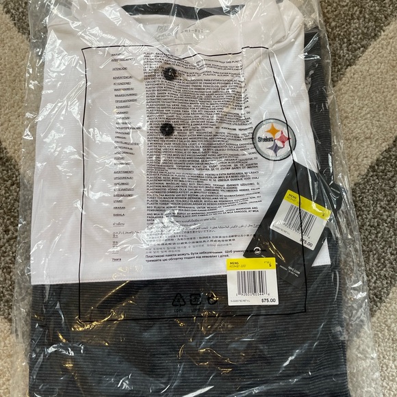 Steelers Nike brand official on-field Men’s polo size Small - Picture 5 of 9